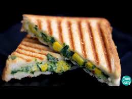 Spinach N Corn Sandwich