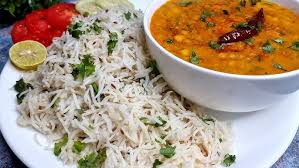 Dal Fry With Steam Rice