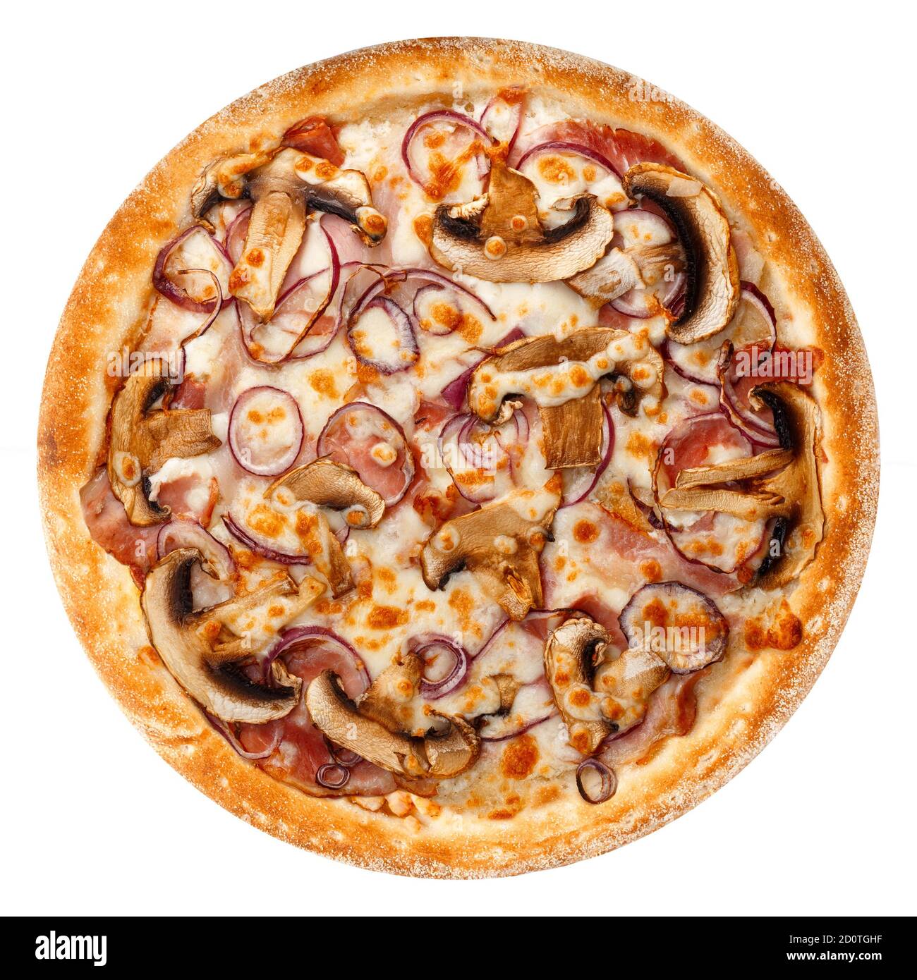Italian Style Mushroom Pizza