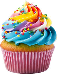 Rainbow Cupcake