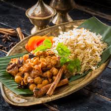 Chole + Jeera Rice