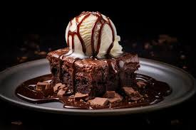 Brownie With Ice Cream